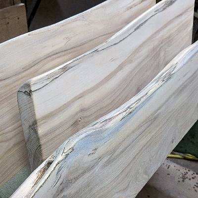 Careful, detail sanding is done in preparation of finish.